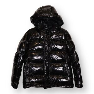 Aritzia The Super Puff Liquid Shine Women’s xs  black